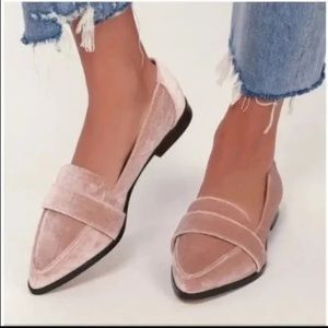 Sole Society Edie Smoking Slippers Velvet Loafers